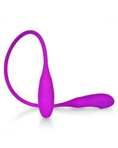 USB Charging Silicone Double-end Female Masturbation Vaginal and Anal Couple Vibrator