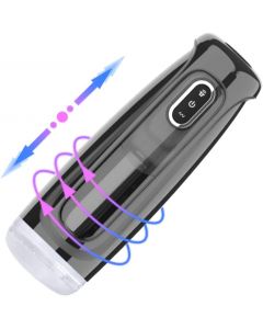 Male Masturbator Electric Automatic Vibration Masturbation Cup with 10 Powerful Thrusting Rotating Modes