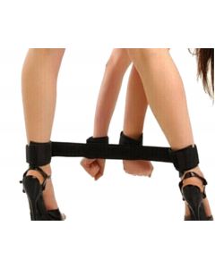 Women SM Velcro Wrist Handcuffs Ankle Bandage Strap Bed Restraint 