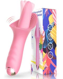 G Spot Vibrator Clitoral Vibrator with Removable Bullet 2 in1 Licking Powerful Vagina Stimulation 10 Modes