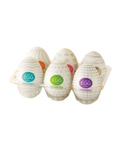 Tenga Easy Beat Egg Masturbator - Variety 6 Pack