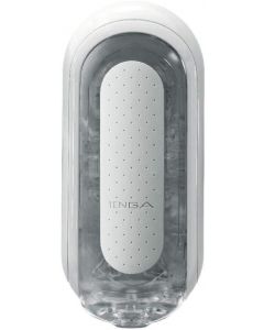 TENGA FLIP 0 (Zero) Men Masturbation Device, Reusable Pleasure Toy Cup Massager and Personal Masturbation Toy, TFZ-001 White
