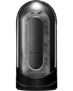 Tenga FLIP 0 (Zero) Electronic Vibration Cup for Men Masturbation, Reusable Stimulating Pleasure Stroker, Black