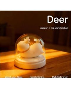 Cute Deer Dual Clitoral Stimulator | Remote Control Suction Massager with UV Sterilization