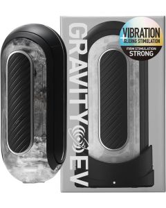 TENGA FLIP 0 (Zero) Gravity EV (Electronic Vibration) Male Masturbator, Reusable Sleeve Vibrator, Gravity Black