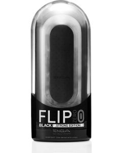 TENGA FLIP 0 (Zero) Men Masturbation Device, Reusable Pleasure Toy Cup Massager and Personal Masturbation Toy, TFZ-002 Black